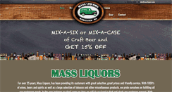 Desktop Screenshot of massliquors.com